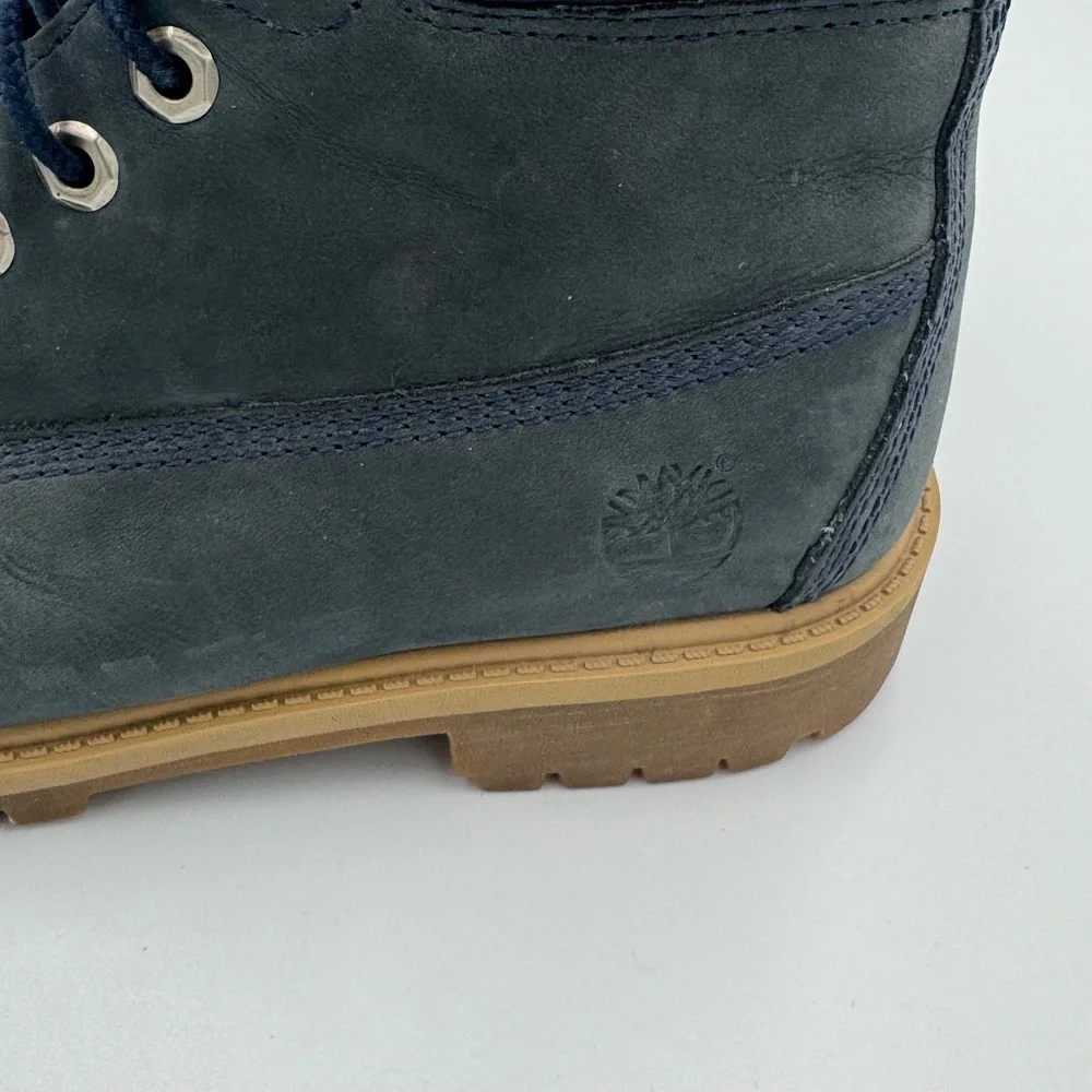 Timberland Navy Blue 6-Inch Premium Waterproof Boots Size 3W NO BOX